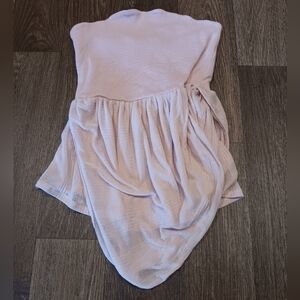 Free People Blush Ribbed Strapless Tube Top Sz Xs